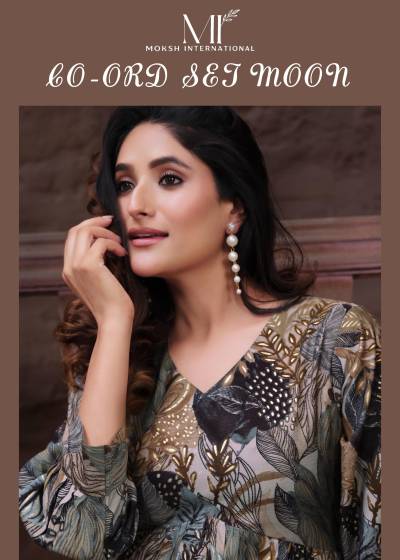 CO-ORD SET MOON BY MOKSH CHANDERI SALWAR KAMEEZ MANUFACTURER IN INDIA